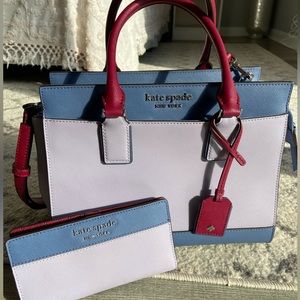 Kate Spade lavender Purple purse and wallet